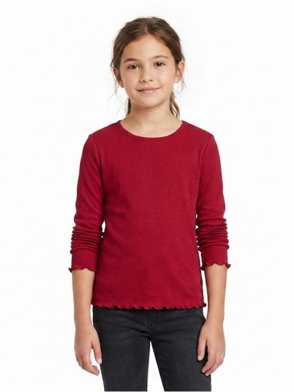 Art Class Red Long Sleeve Shirt